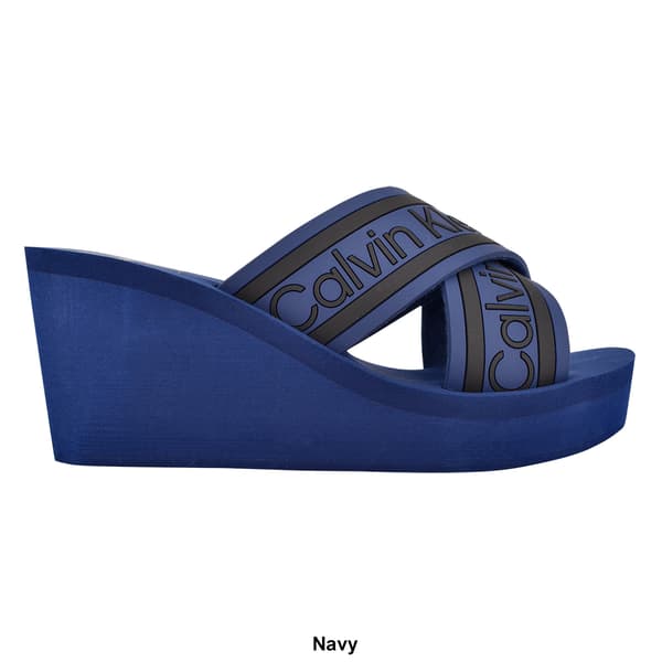Womens Calvin Klein kcRESORT Wedge Sandals