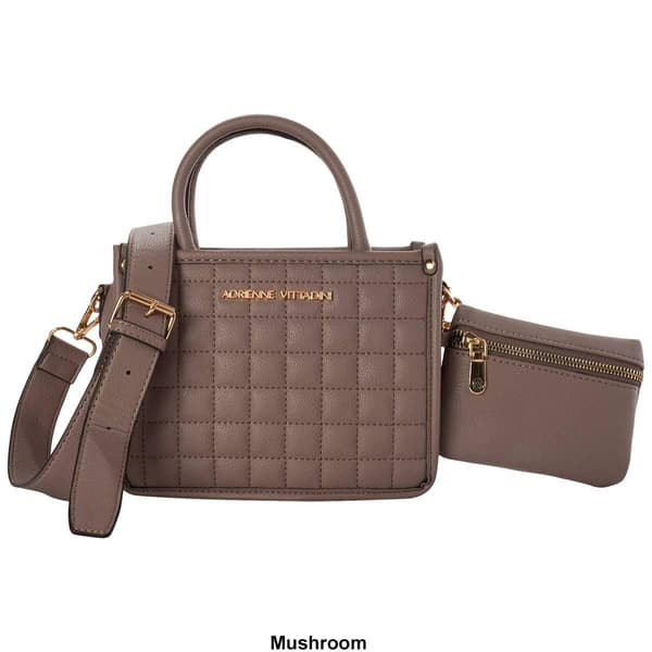 Adrienne Vittadini Chelsea Mini Quilted Satchel