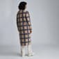 Womens NVLT Single Breasted Plaid Coatigan - image 3