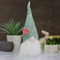 Northlight Seasonal Floral Plaid Gnome Head Spring Décor - image 2