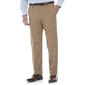 Mens Haggar&#40;R&#41; Premium No Iron Khaki Classic Fit Flat Front Pants - image 1