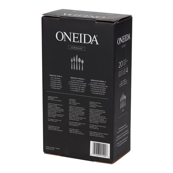 Oneida Jordan 20pc. Everyday Flatware Set