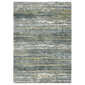 HomeRoots Green & Blue Geometric Distressed Accent Rug - image 2