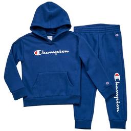 Boys (4-7) Champion(R) Signaturee Tonal Hoodie Set - Estate Blue