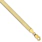 Unisex Gold Classics&#40;tm&#41; 10kt. 5.0mm 7in. Herringbone Chain Bracelet - image 1