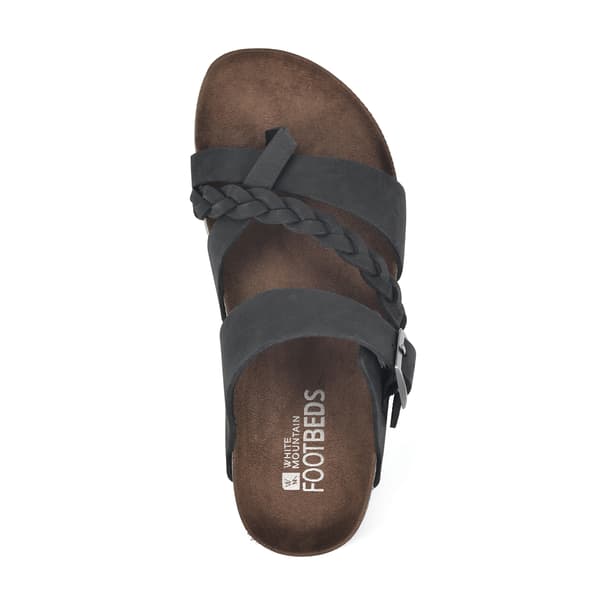 Womens White Mountain Hazy Footbeds Sandals