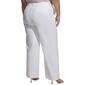 Plus Size Calvin Klein Straight Leg Cotton Dress Pants w/ Belt - image 3