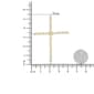 Haus of Brilliance 10kt. Gold Plated 3.0ct. Diamond Cross Pendant - image 6