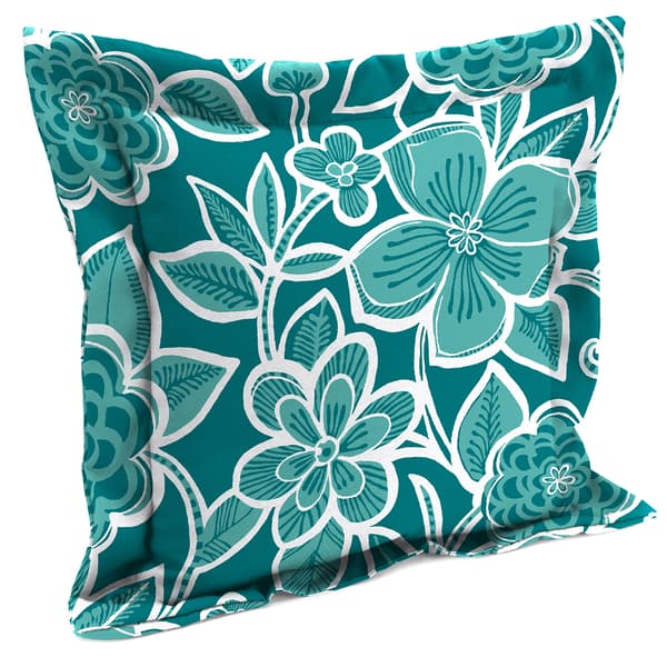 Jordan Manufacturing Halsey Seaglass Flange Edge Outdoor Pillow - image 