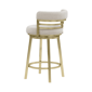 Armen Living Santorini Counter Height Barstool in Brando Brass - image 4