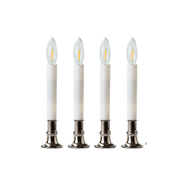 IMC Arlington Dark Pewter LED Window Candle  W/Sensor 4pc. Set