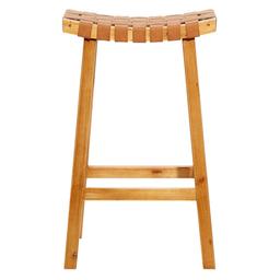 9th & Pike® Rustic Brown Wood Bar Stool