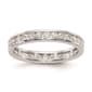 Pure Fire 14kt. White Gold Lab Grown 1ctw. Eternity Band - image 2