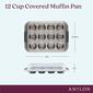 Anolon&#174; Advanced Nonstick Bakeware Muffin Pan with Lid -12-Cup - image 2