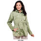 Womens Nicole Miller Anorak Jacket w/Striped Lined Hood - image 3