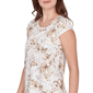 Womens Emaline Verde Grove II Short Sleeve Tropical Leaf Tee - image 5