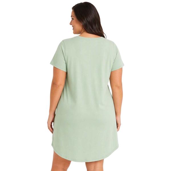 Plus Size Jaclyn Adventure Awaits Screenprint Nightshirt