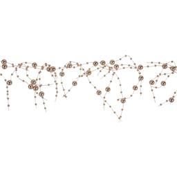 Northlight Seasonal Metallic Rose Gold Beaded Christmas Garland
