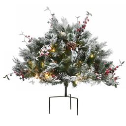 National Tree Pre-Lit 22ft. Snowy Bedford Pine Urn Filler