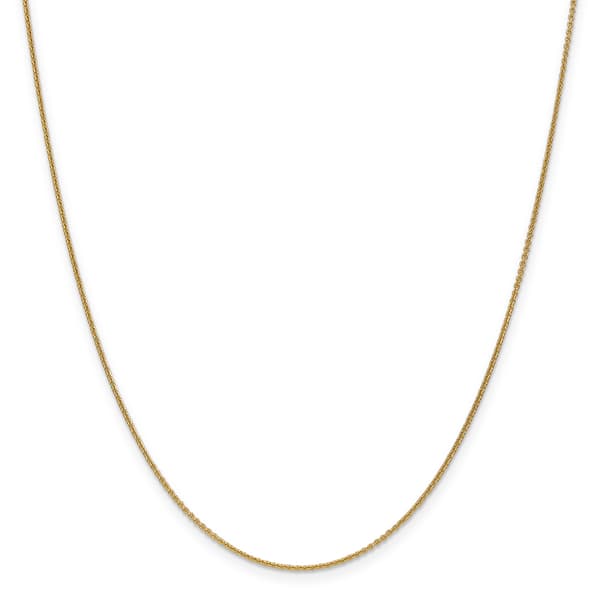Gold Classics&#40;tm&#41; 1mm. 14k Gold Cable Chain Necklace - image 