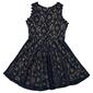 Girls &#40;7-16&#41; Rare Editions Two-Tone Lace Skater Dress - image 2