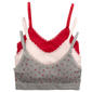 Womens Laura Ashley(R) 3pk. Bralettes - LS6214-3PKF - image 1