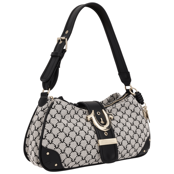 True Religion Signature Horseshoe Large Zip Top Bag