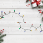 Northlight 15.75ft. LED Multicolor C6 Faceted Christmas Lights - image 2
