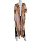 Womens Steve Madden Paisley Floral Border Kimono - image 1