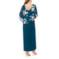 Womens MSK Solid Evening Gown with Foil Floral Overlay - image 2
