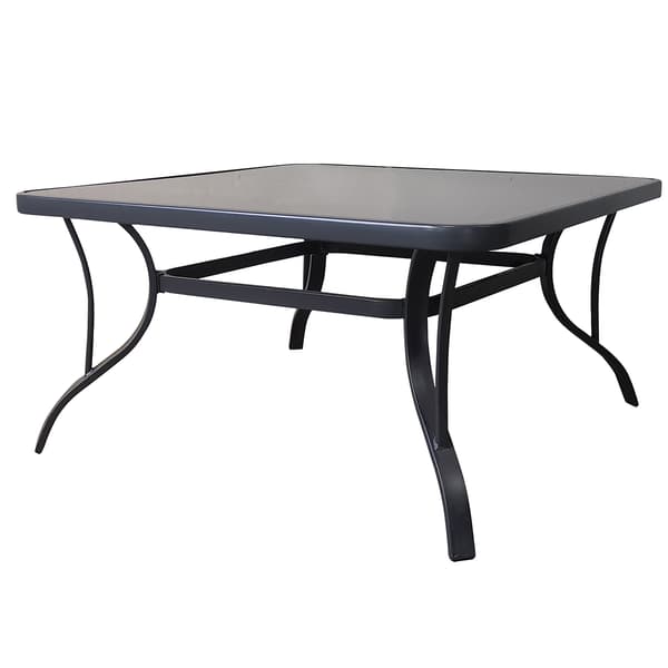 Wynnehaven Marble Print Glass Top Table - image 