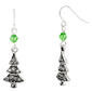 Snowflake/Christmas Tree/Star CZ Earring Set - image 7