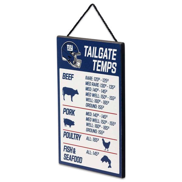 Open Road Giants Tailgate Temps Wall Decor