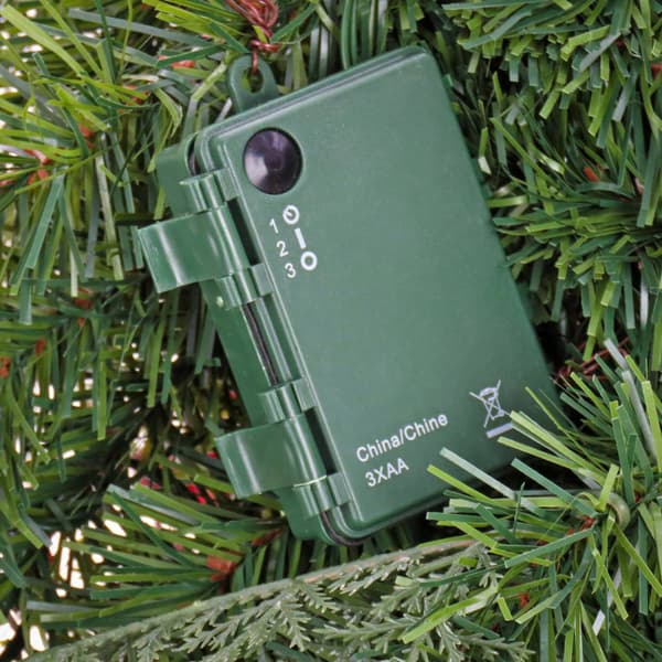 National Tree 9ft. North Conway Garland w/ 100 White LED Lights