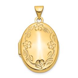 Gold Classics(tm) 14kt. Gold Hand Engraved Locket