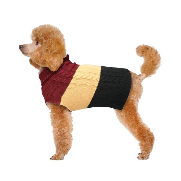 Best Furry Friends Cider Stripe Pet Sweater - image 