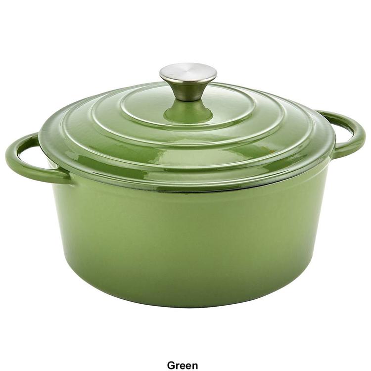 Healthy Living Enamel Cast Iron Dutch Oven- 5qt.