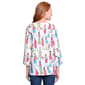 Womens Ali Miles 3/4 Sleeve Boat Neck People Blouse - image 2