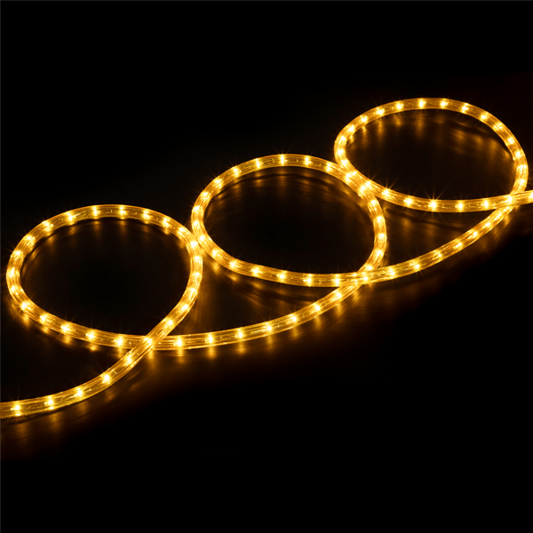 Northlight 18ft. Gold Incandescent Flexible Christmas Rope Lights - image 