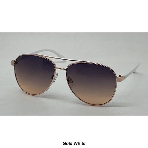 Womens Fantas Eyes Portofino Aviator Sunglasses w/Gradient Lens
