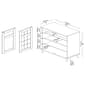 Baxton Studio Glidden Oak Brown Wood 2-Door Shoe Storage Cabinet - image 12