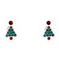 Santa Hat/Christmas Tree/Flower Charm Earring Set - image 4