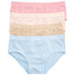 Girls (7-16) Rene Rofe(R) 4pk. Seamless Burnout Underwear - Blue - image 1