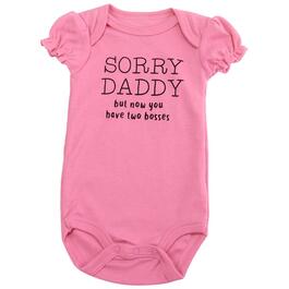 Baby Girl (NB-9M) Wild Child Sorry Daddy Bodysuit