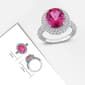 Sophia B 9 7 1/7ctw. Pink Topaz & Created White Sapphire Ring - image 6