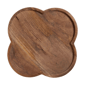 Baxton Studio Gezana Clover Tray Top Drink Table with Marble Base - image 2