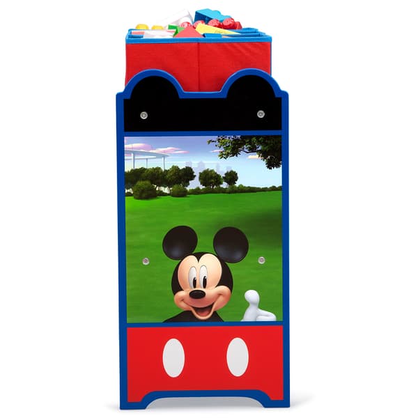 Delta Children Disney Mickey Mouse Six Bin Toy Storage Organizer