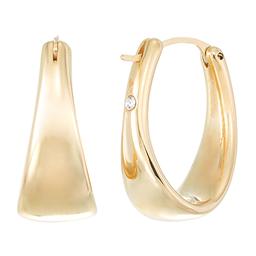 Evergold(tm) 14kt. Gold Graduated Hoop Earrings