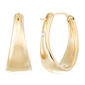 Evergold&#40;tm&#41; 14kt. Gold Graduated Hoop Earrings - image 1