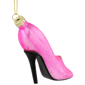 Northlight 4in. Pink High Heel Glittered Glass Christmas Ornament - image 3